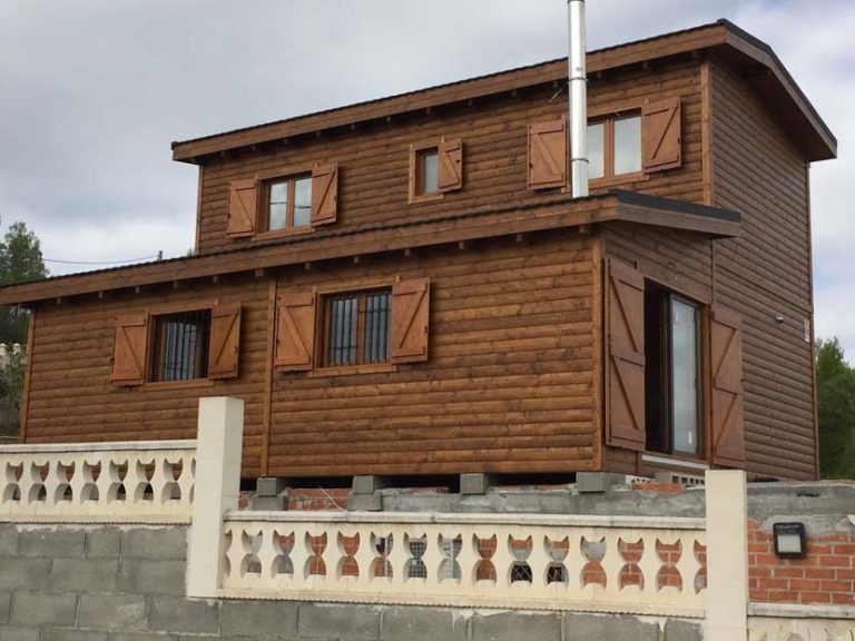 Casas de madera en Tarragona, casa modelo Nadia Fantom